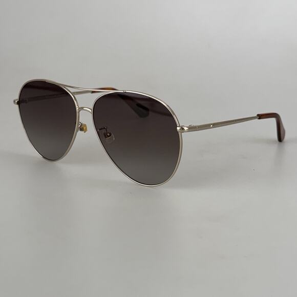 Kate Spade Sunglasses mod. Carolane F/S 3YGHA Gold Aviator Shades Oversized main image 14